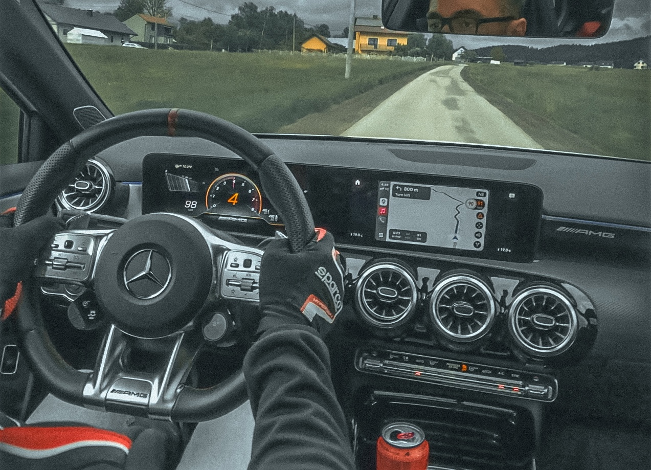 POV Driving Shot