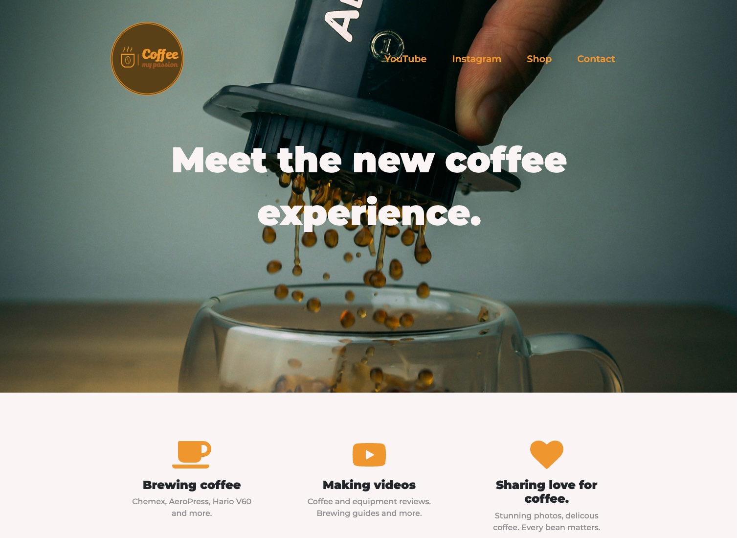 Homepage Design